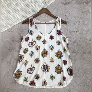 Loft Outlet Off-White Tank Top Medium